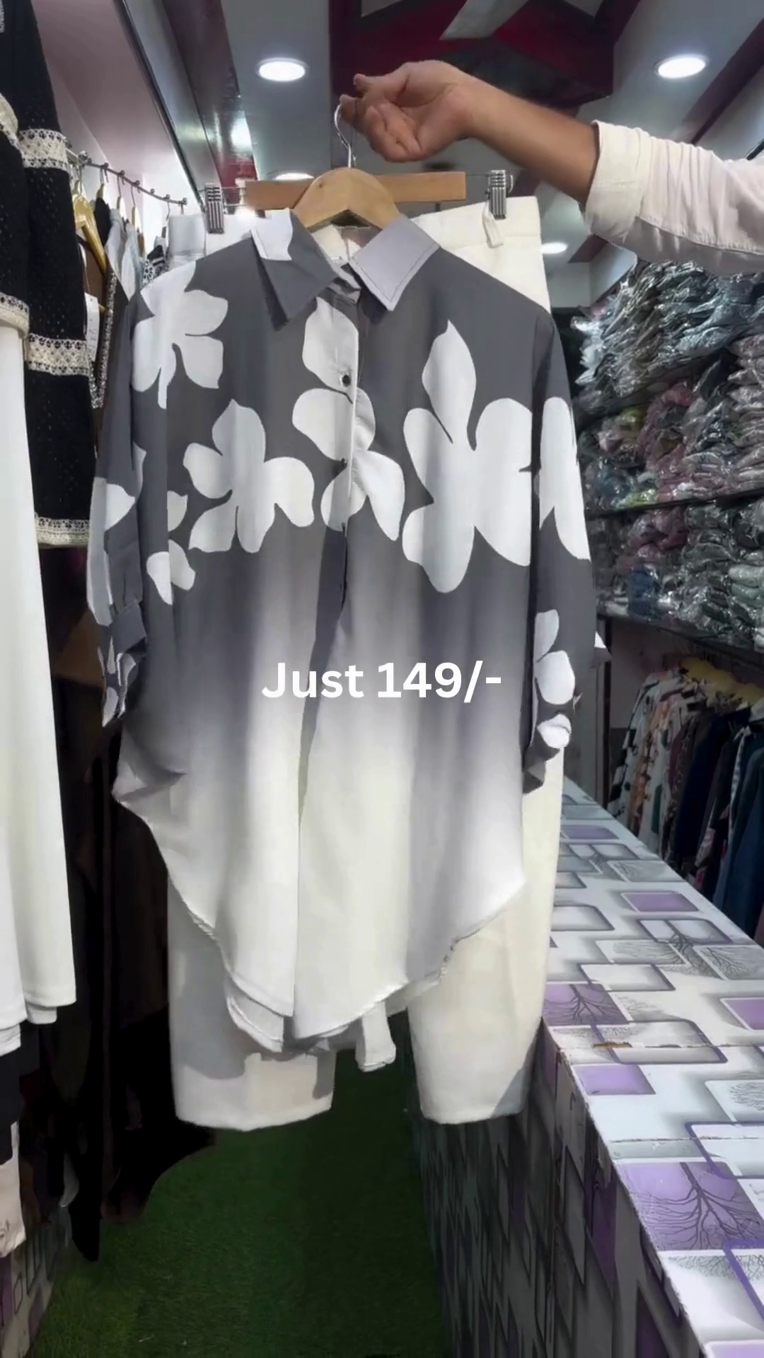 Ombre Floral Shirt