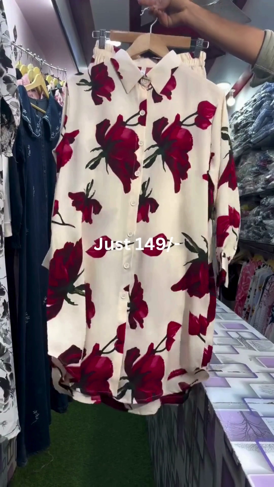 Boho Printed Oversized Casual Shirt