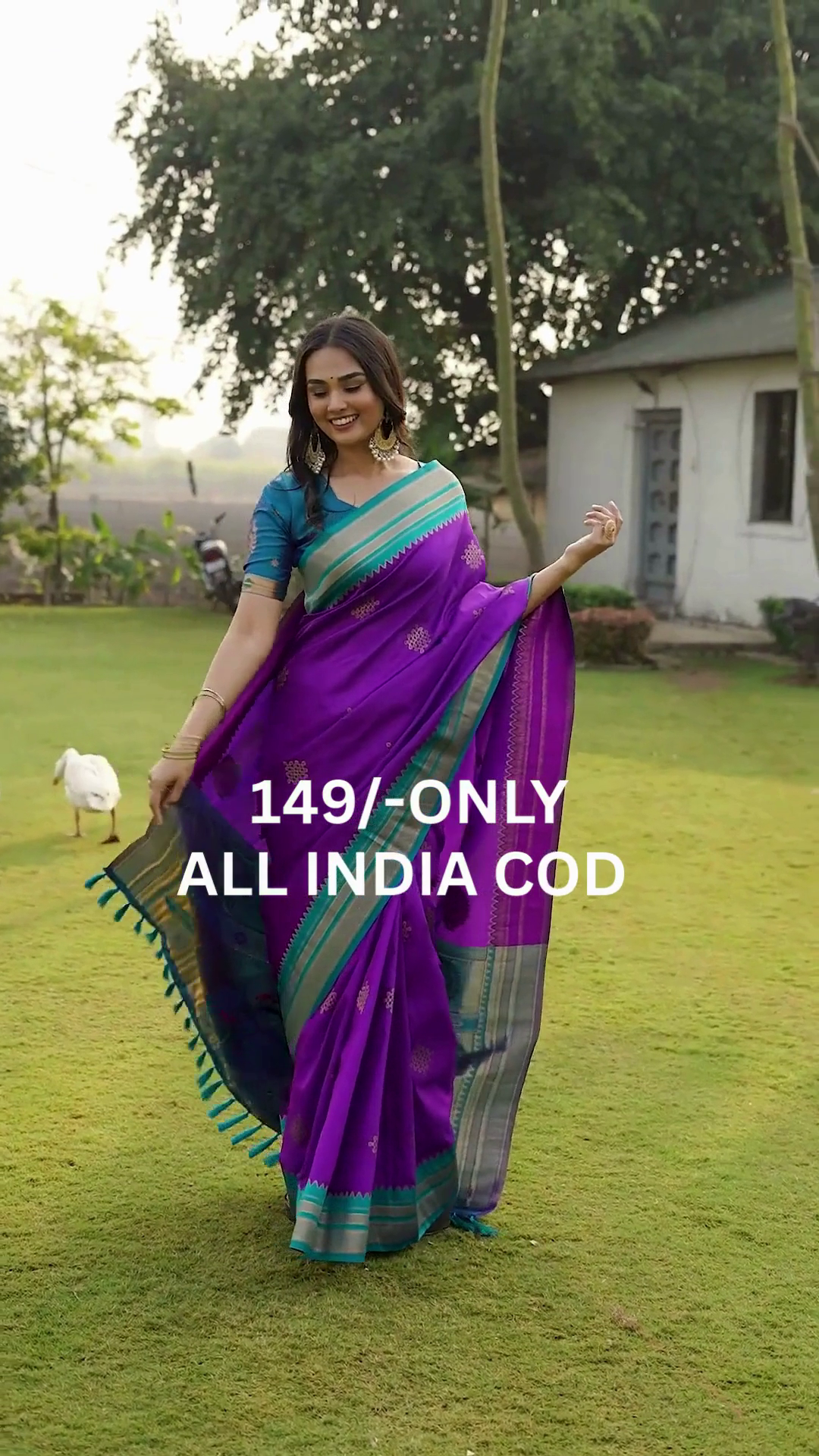 Royal Purple Soft Silk Saree