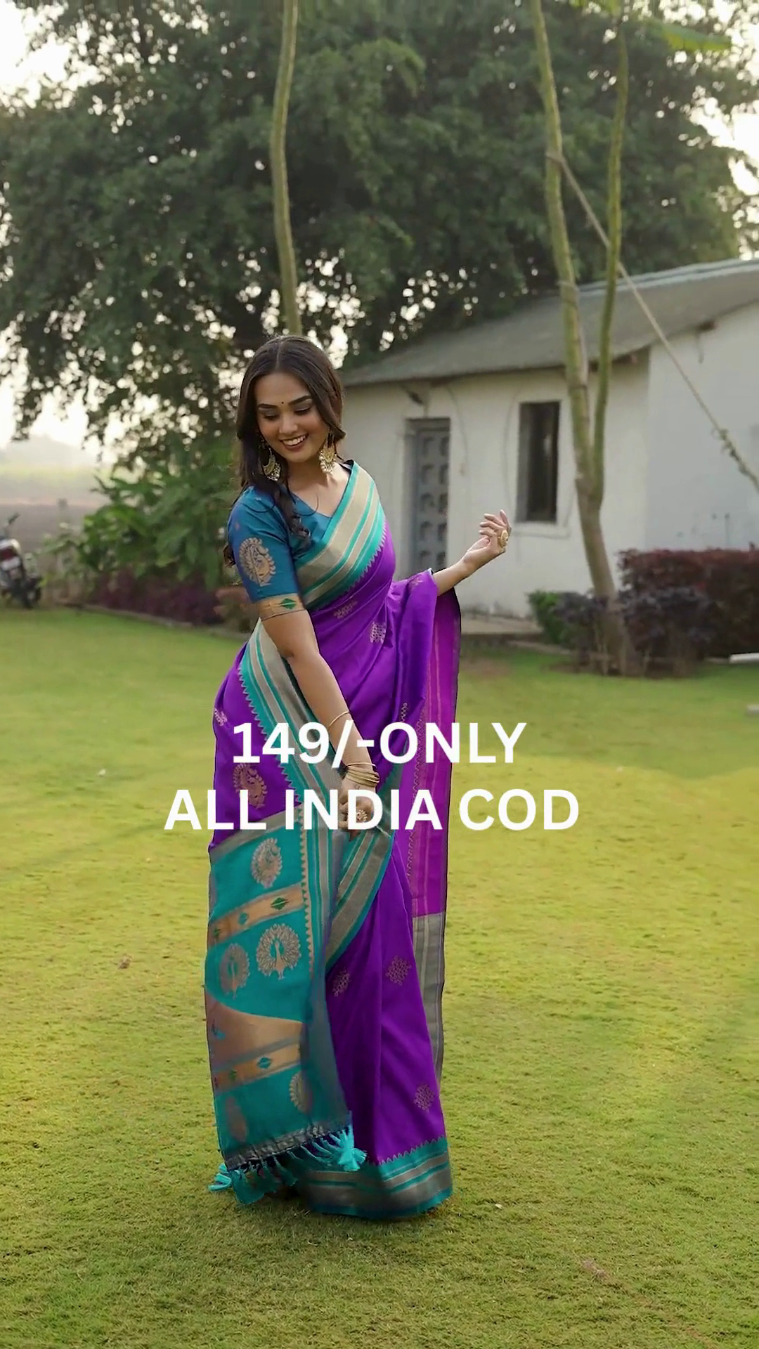 Royal Purple Soft Silk Saree