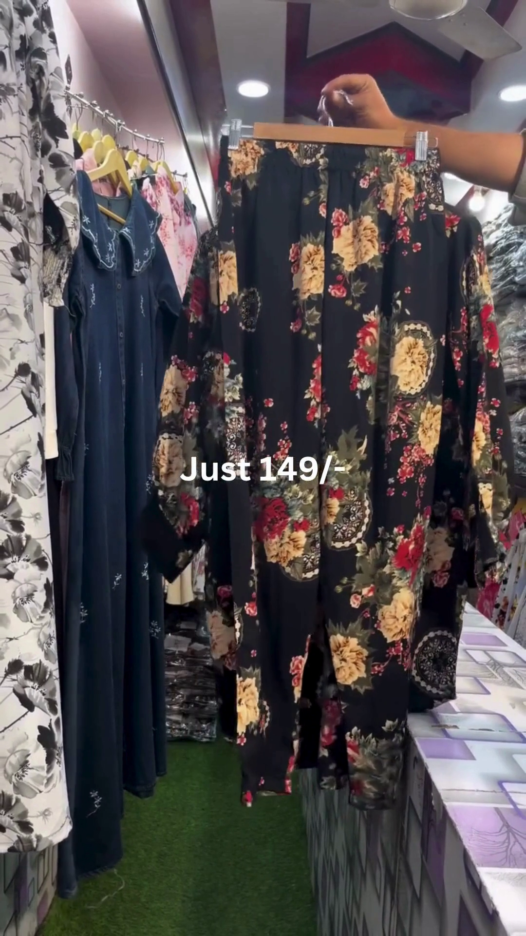 Floral Printed Long Casual Shirt Dress