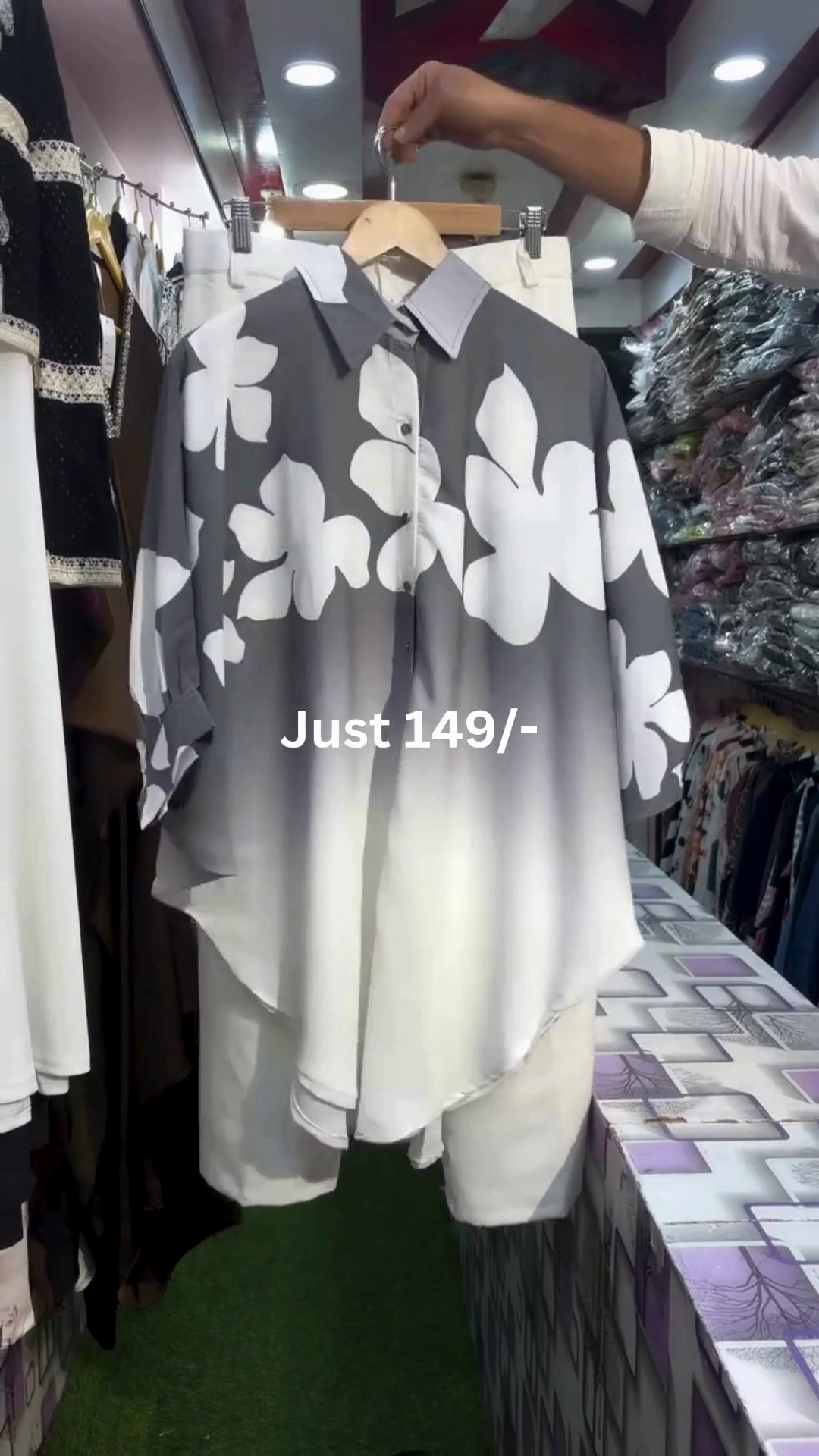 Ombre Floral Shirt