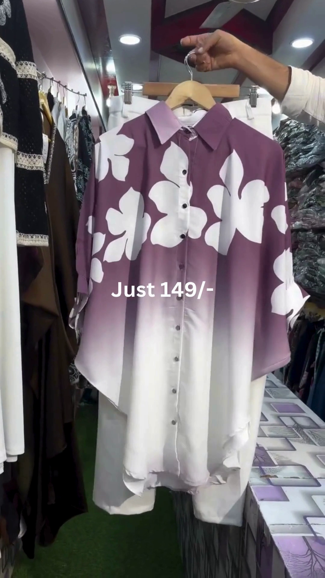 Ombre Floral Shirt