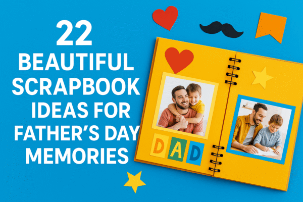 22 Beautiful Scrapbook Ideas for Father’s Day Memories